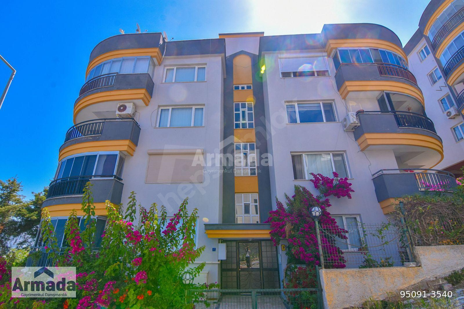 KUŞADASI DEĞİRMENDERE'DE PANORAMİK DENİZ MANZARALI MASRAFSIZ 3+1