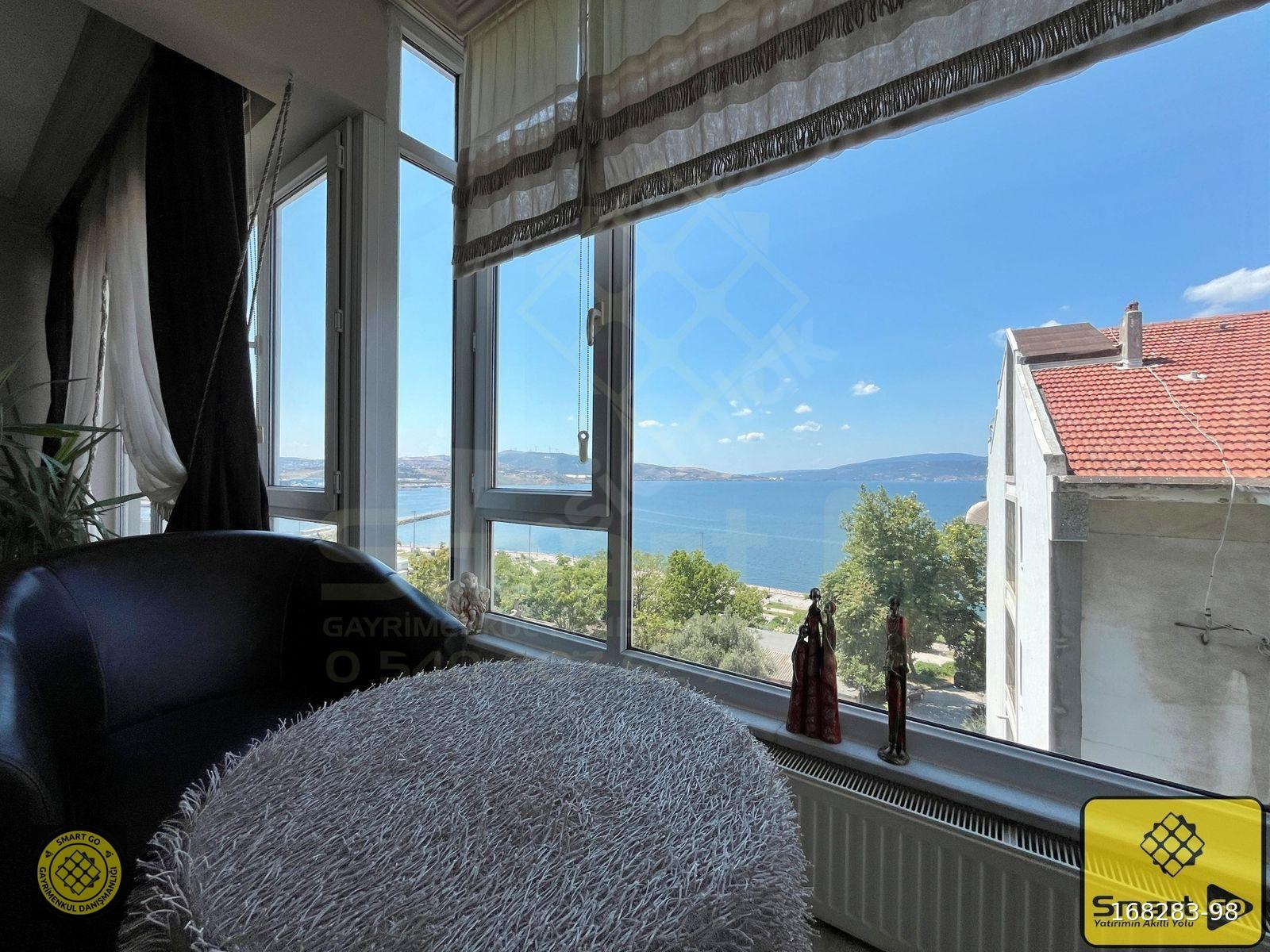 SmartGO'dan Hacıyusuf'ta Panoramik Deniz Manzaralı Kiralık Daire