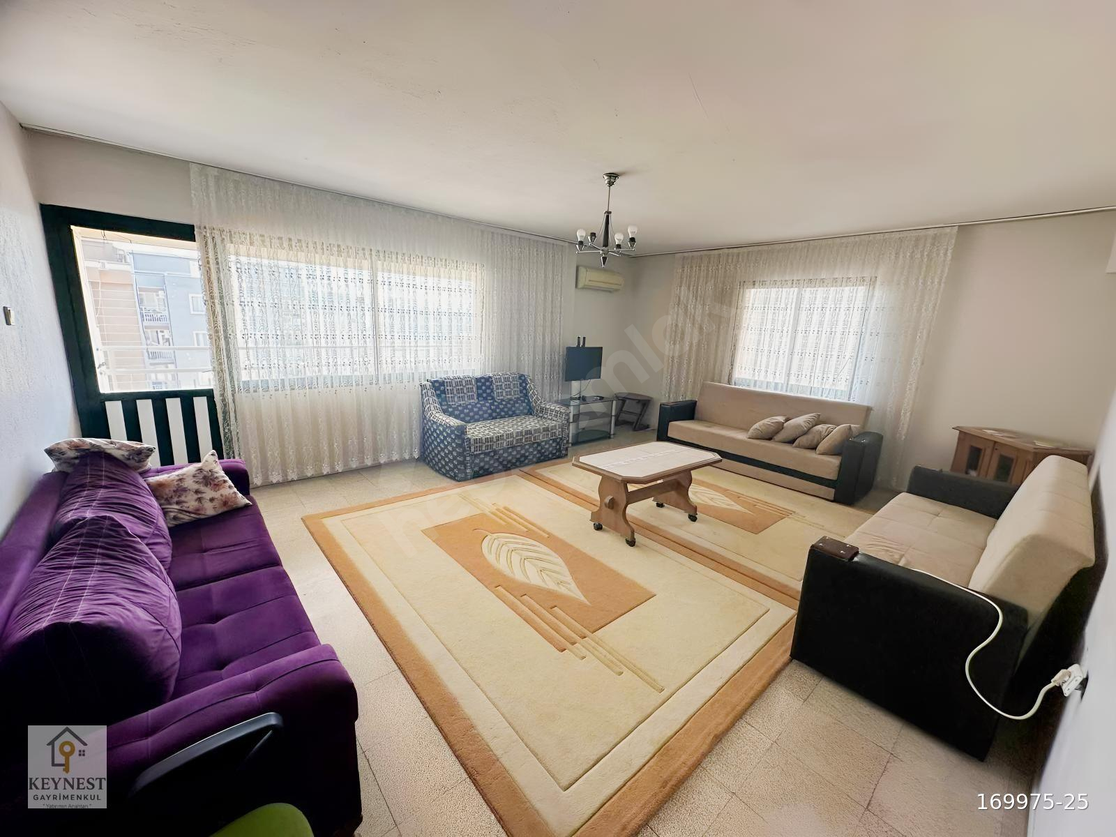 KEYNEST'den BAYRAKLI GAZİ MEYDANI 3+1 EŞYALI KİRALIK DAİRE