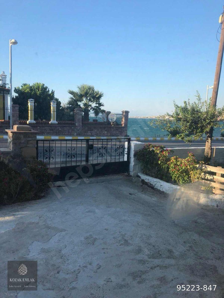 Ayvalık çamlık sefada kiralık deniz manzaralı daire