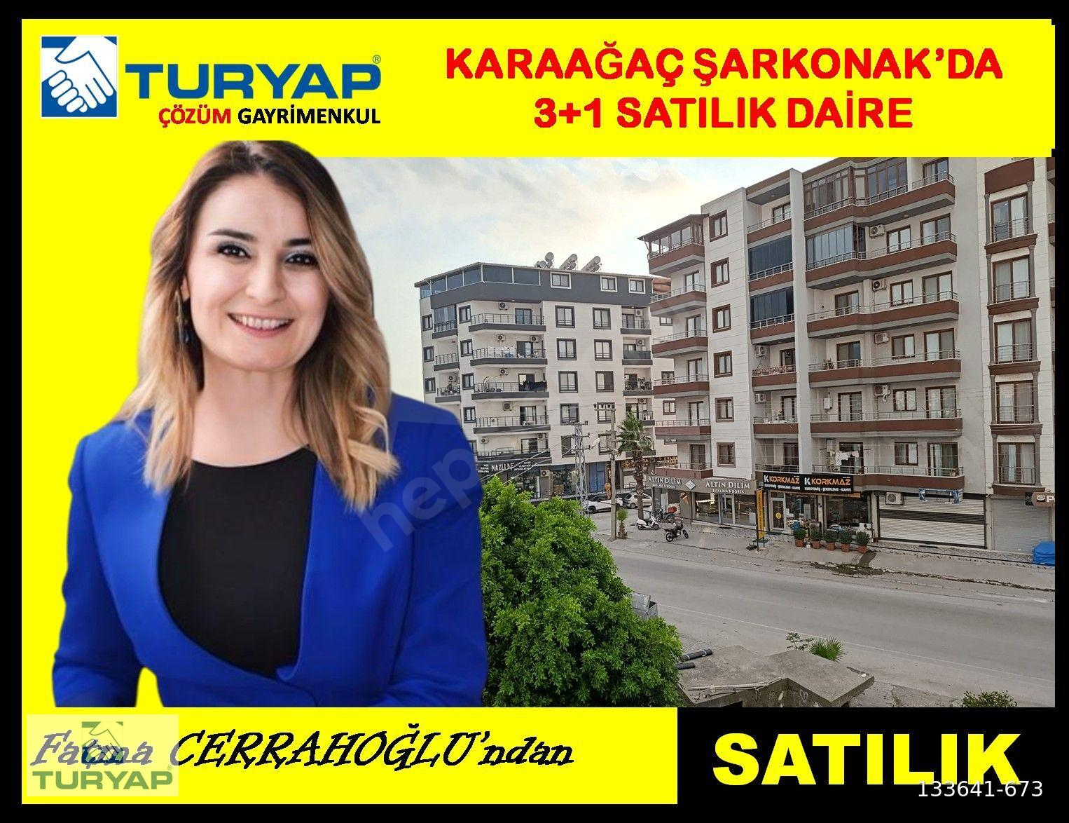 KARAAĞAÇ ŞARKONAK'DA 3+1 SATILIK DAİRE