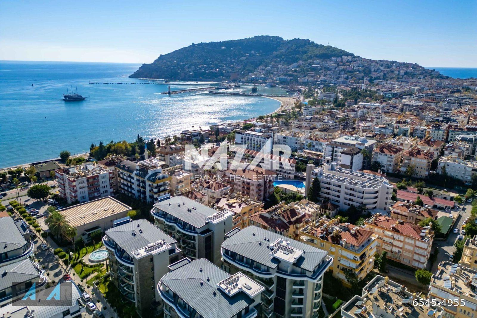 Alanya Güllerpınarı Satılık 2+1 Deniz Manzaralı Dubleks Daire