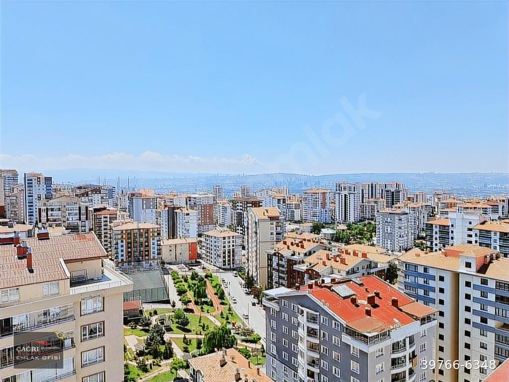ÇAĞRI EMLAK - 17.KATTA PARK VE ANKARA MANZARALIGÜNEY SATILIK 3+1