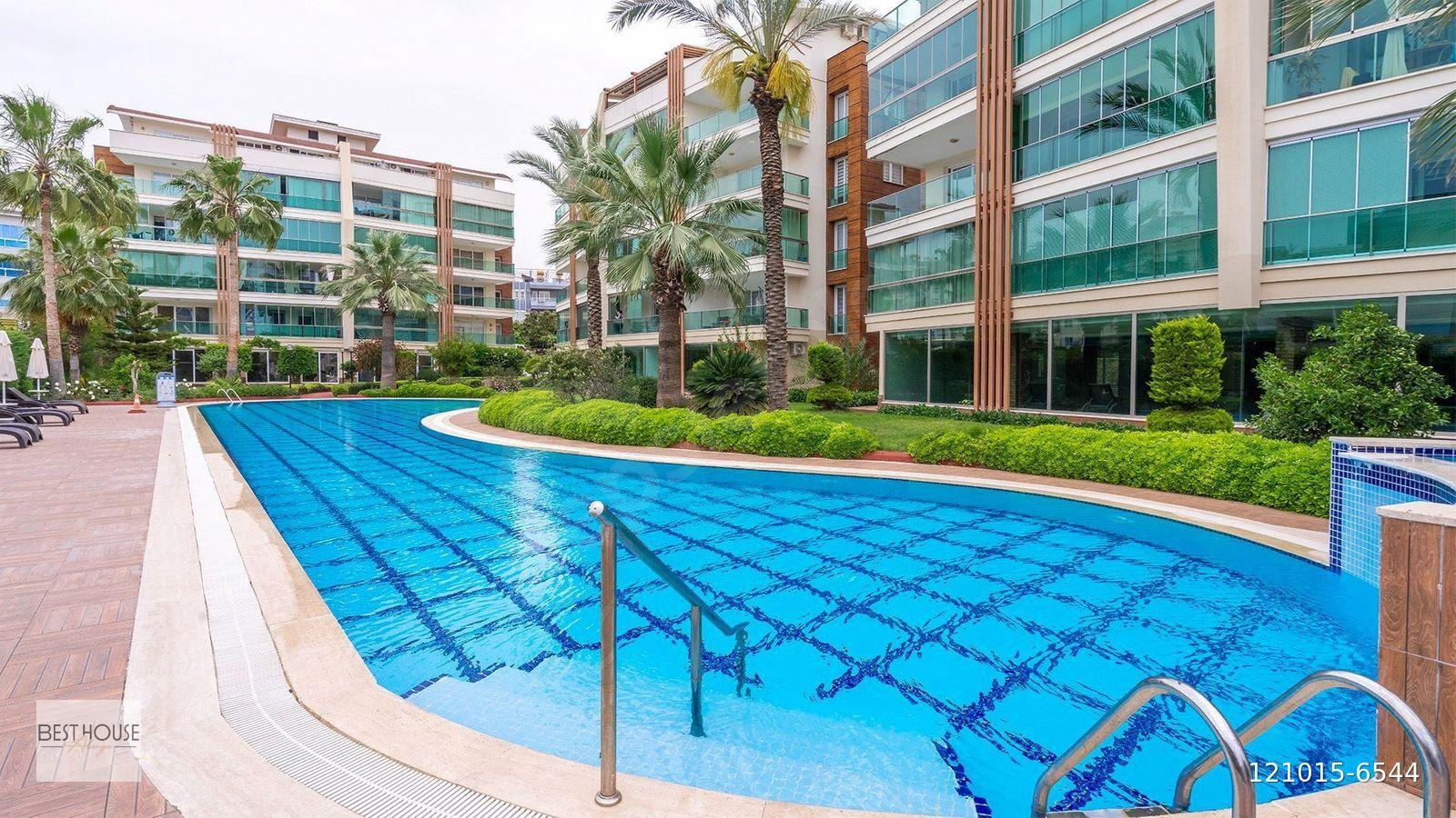 ALANYA OBA’DA HAVUZ MANZARALI LÜKS EŞYALI 2+1 SATILIK DAİRE