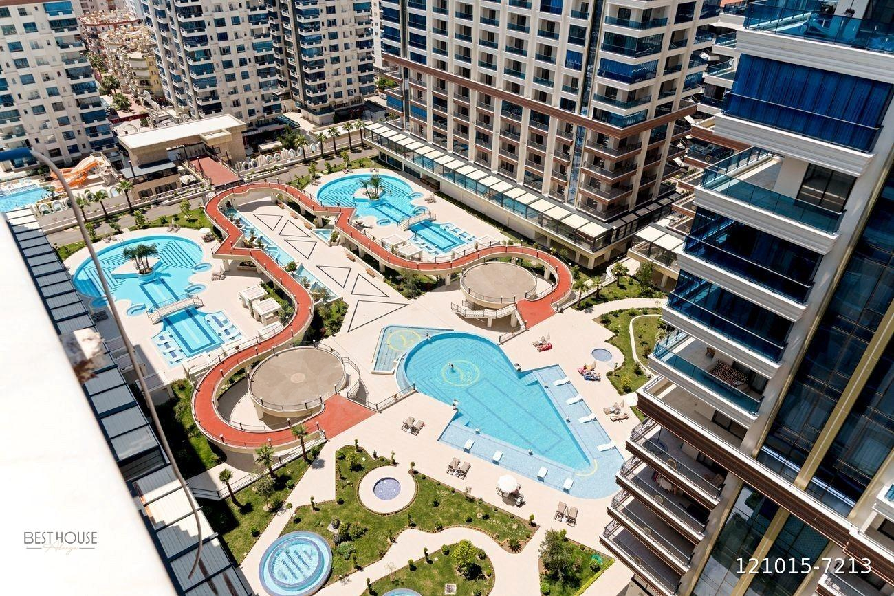 ALANYA MAHMUTLARDA LÜKS KOMPLEKSTE GENİŞ VE KONFORLU 2+1 SIFIR DAİRE