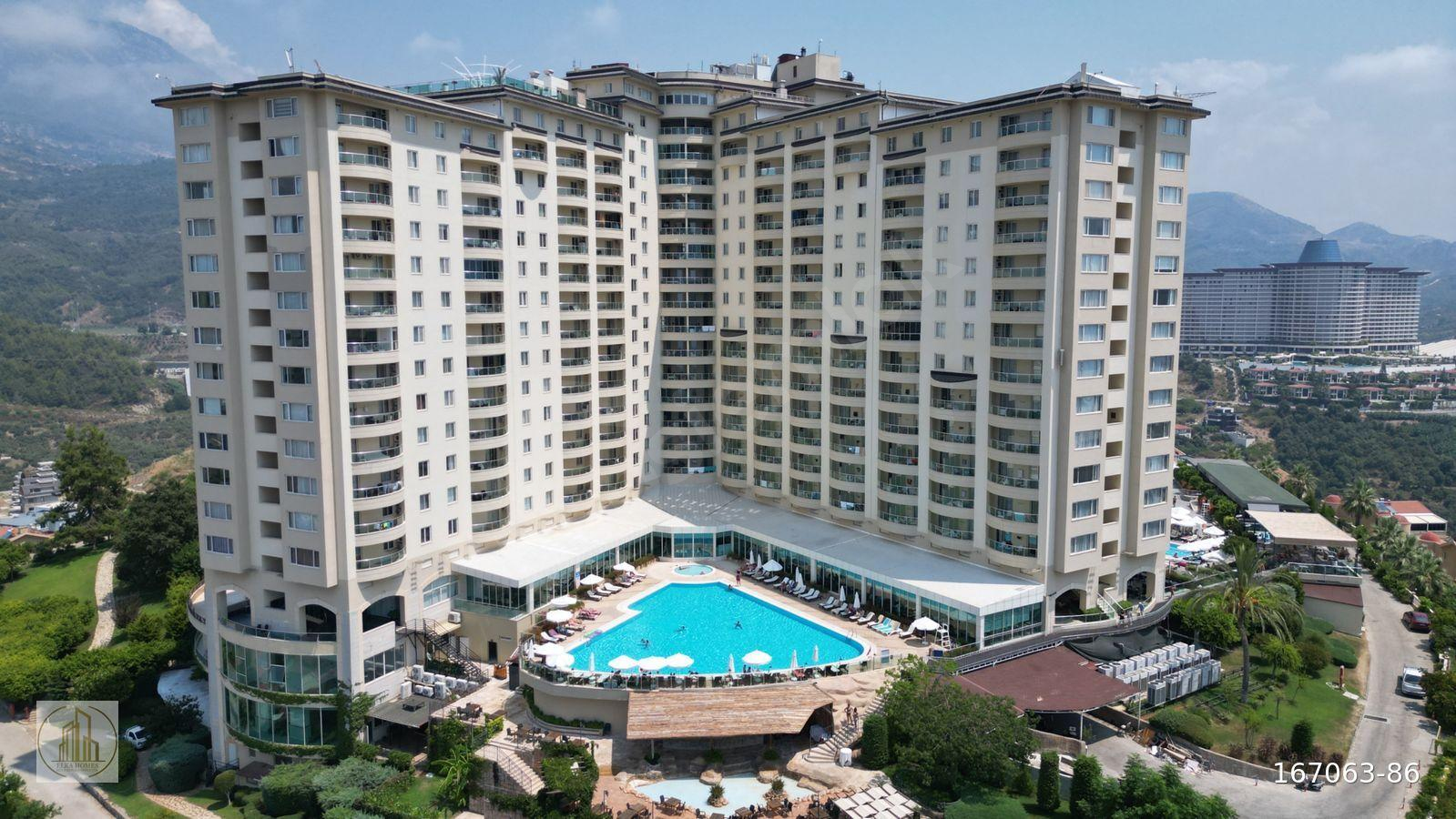 Alanya Kargıcak / Gold City bölgesini ve “deniz manzaralı 3+1 bahçe dubleksi
