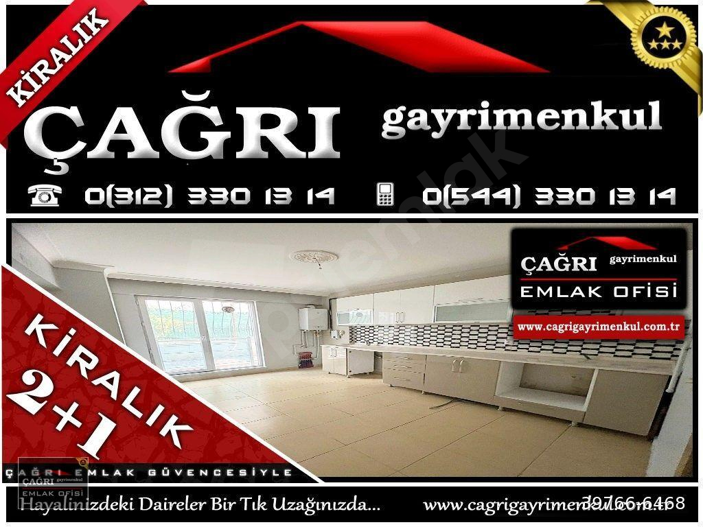 ÇAĞRI EMLAK YÜKSELTEPEDE MERKEZİ KONUMDA BAKIMLI KİRALIK 2+1