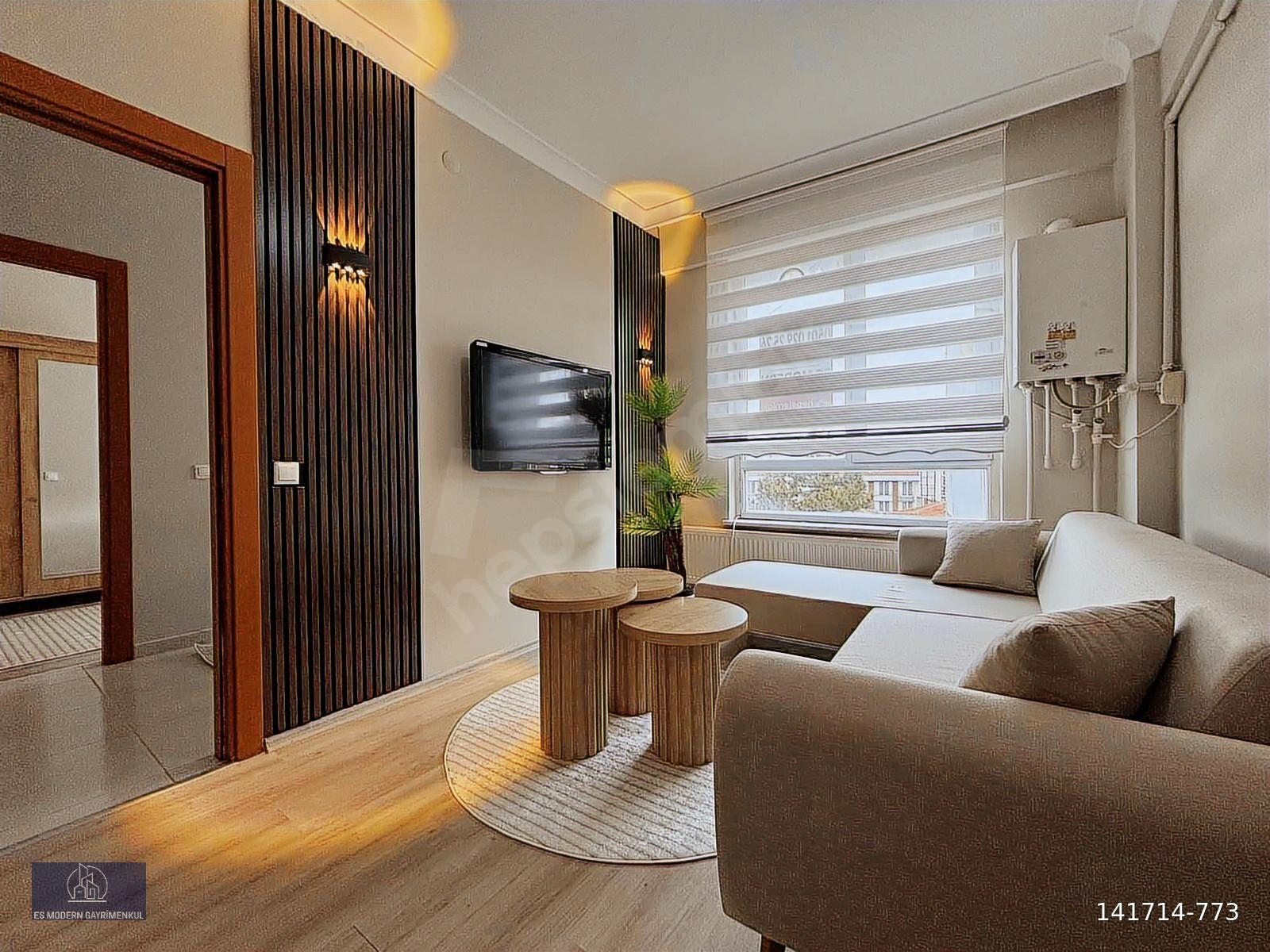 [CH]- ANADOLU ÜNİ. KARŞISI LÜX EŞYALI-KİRACILI 1+1 SATILIK DAİRE