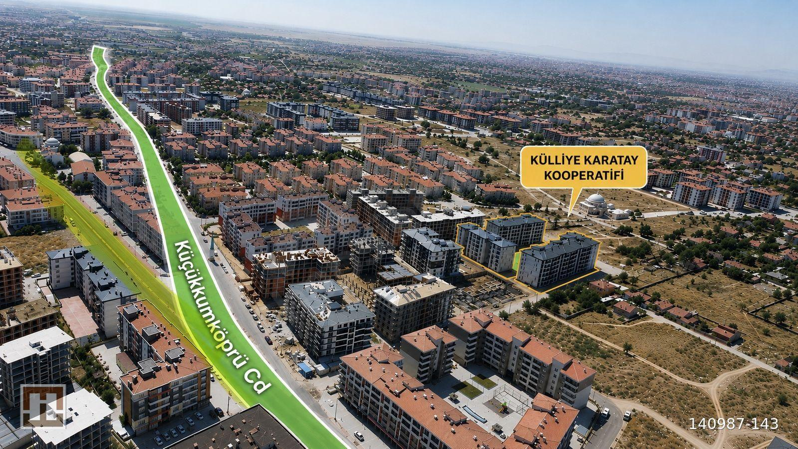 KÜLLİYE KARATAY K.Y.K’DE BAHÇE KATLI 3+1 SATILIK DAİRE