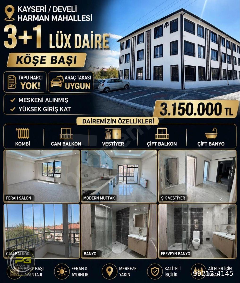 🏡 POLAT GAYRİMENKULDEN HARMAN MAHALLESİNDE SATILIK 3+1 LÜKS DAİRE