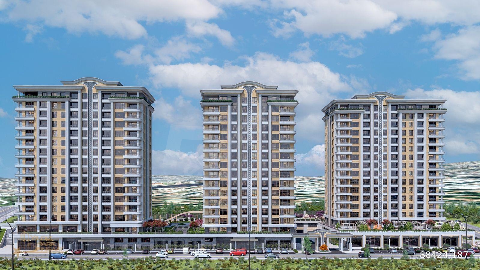 RİVA ALTINPARK Projesi 2+1 81m2 Balkonlu Satılık Daire