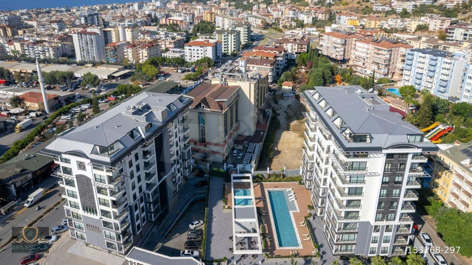 Alanya Merkez Royal Tower 2+1Full Aktiviteli Lüx Konsept 158.000 Euro