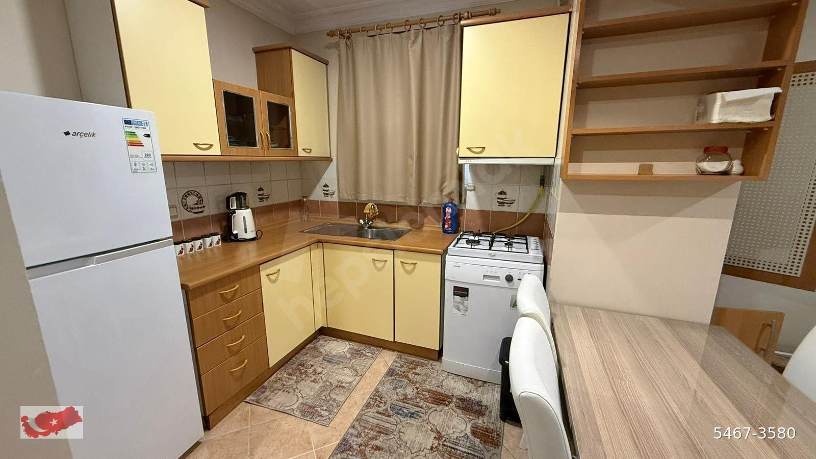 mukadder selimden b.köy z.babada 75 M2(60 net) full yeni eşyalı 1+1 bahcekatı