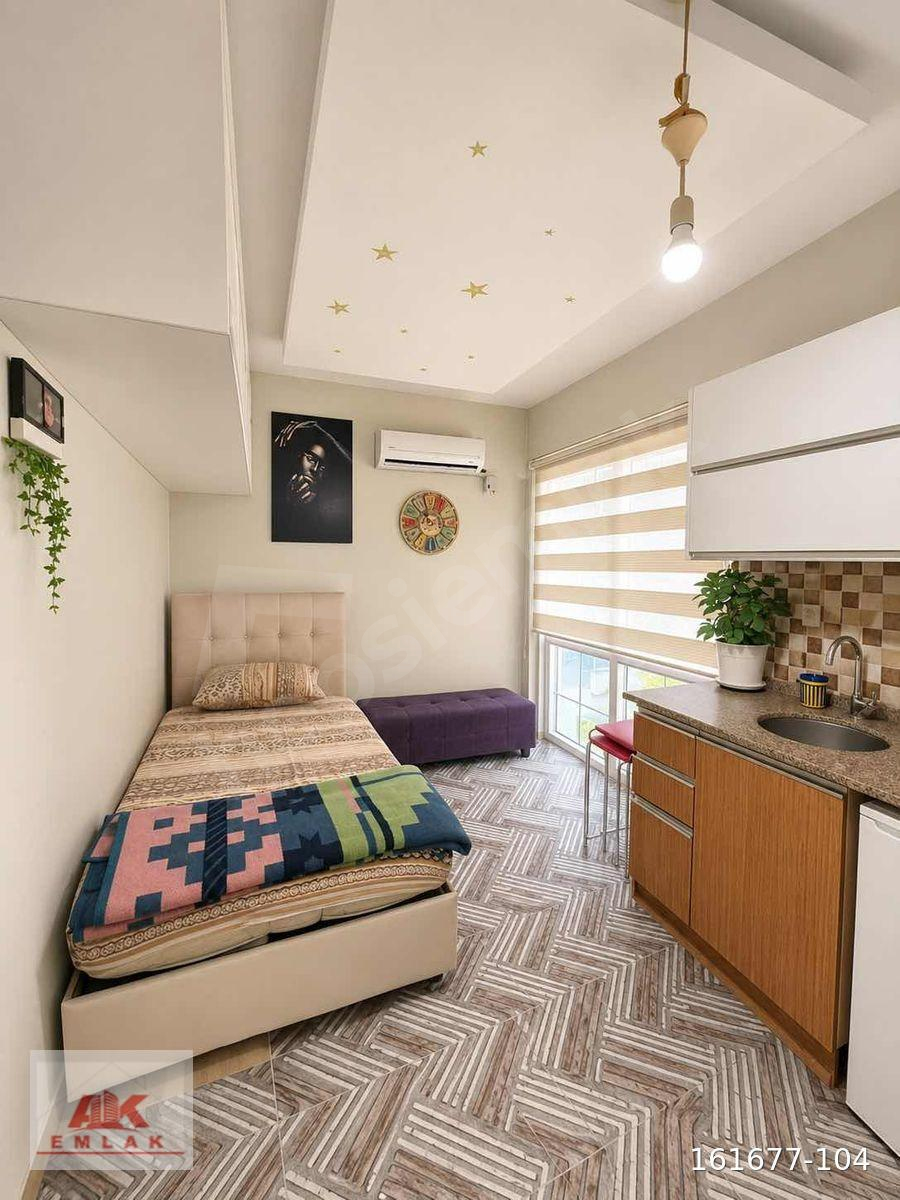 LÜKS MERKEZİ KONUMDA EŞYALI SATILIK1+0 DAİRE
