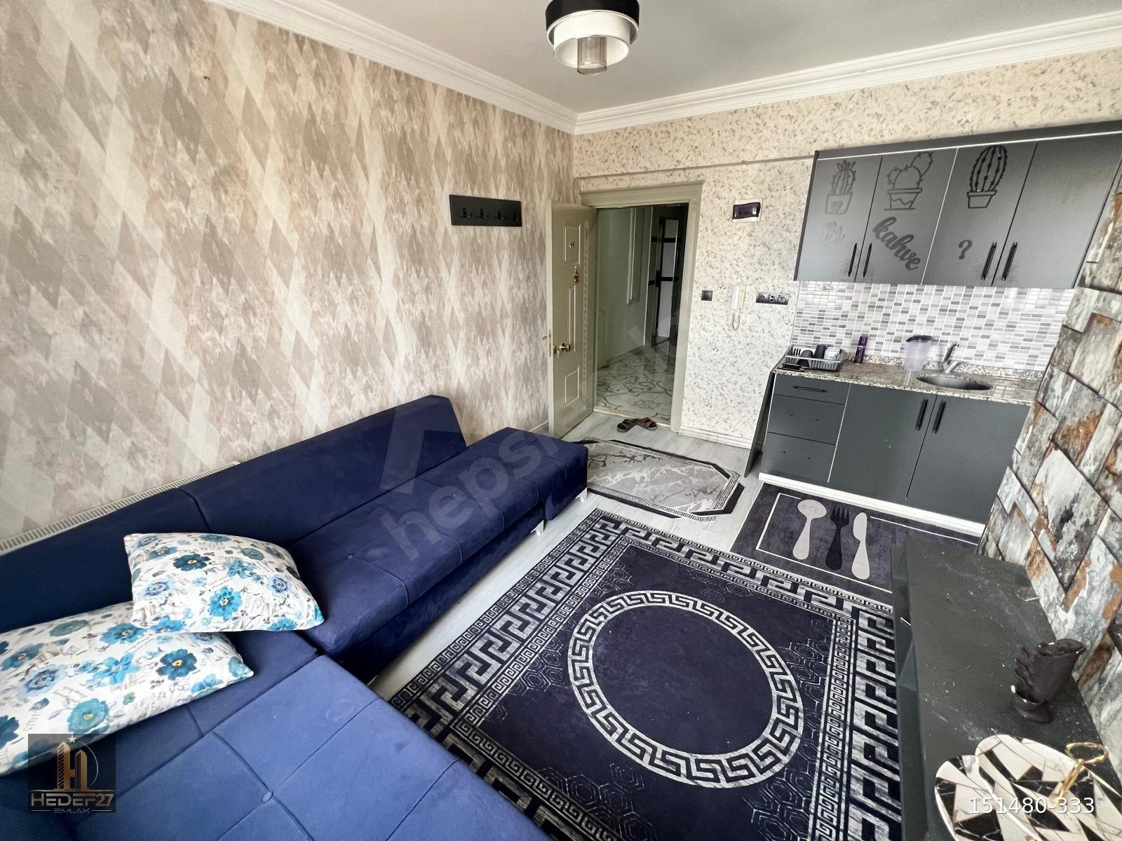 HEDEF 27 EMLAK'TAN EŞYALI KİRALIK 1+1 DAİRE