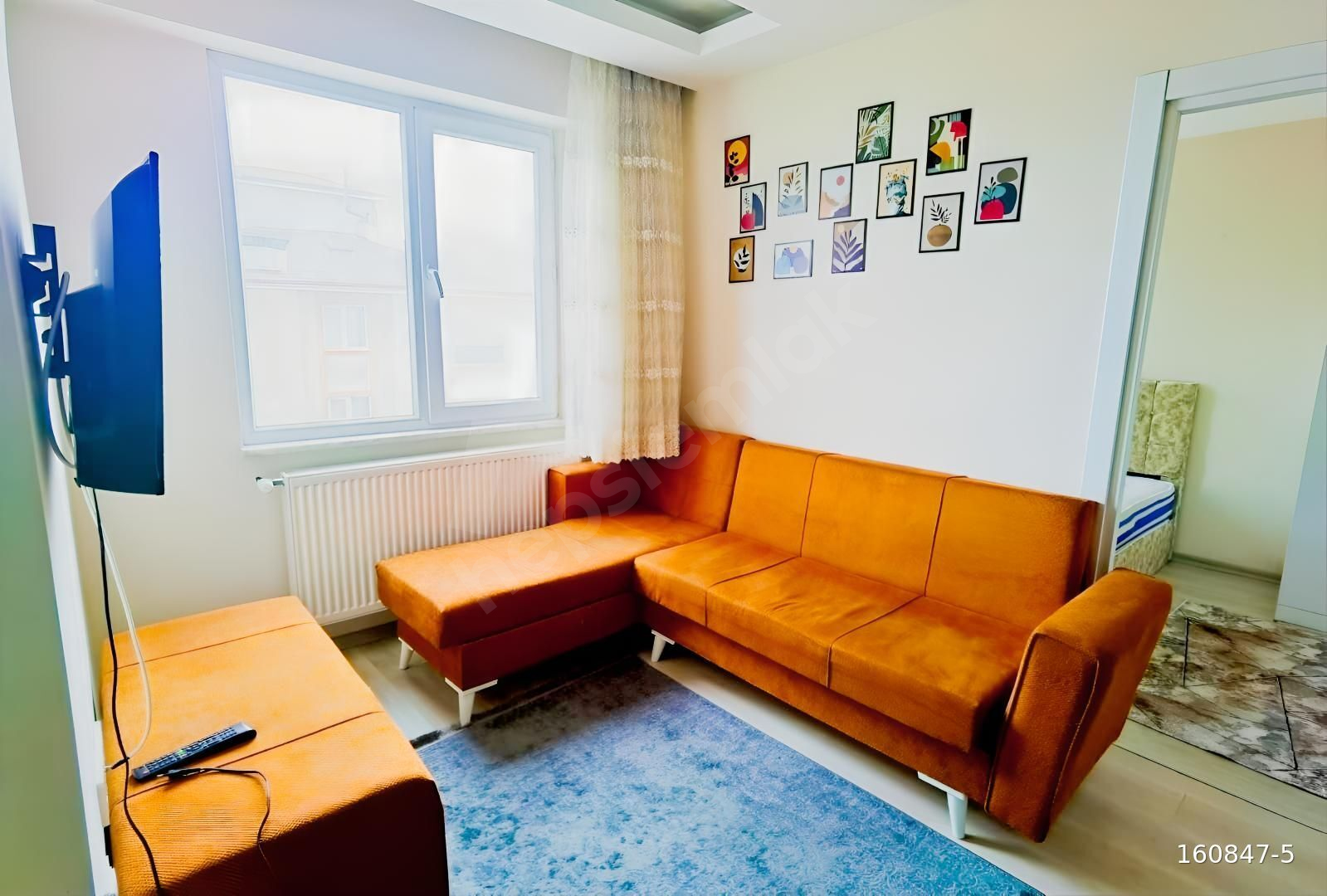 KUZEYKENT'TE ABONELİKLERİ AÇIK 1+1 EŞYALI KİRALIK DAİRE