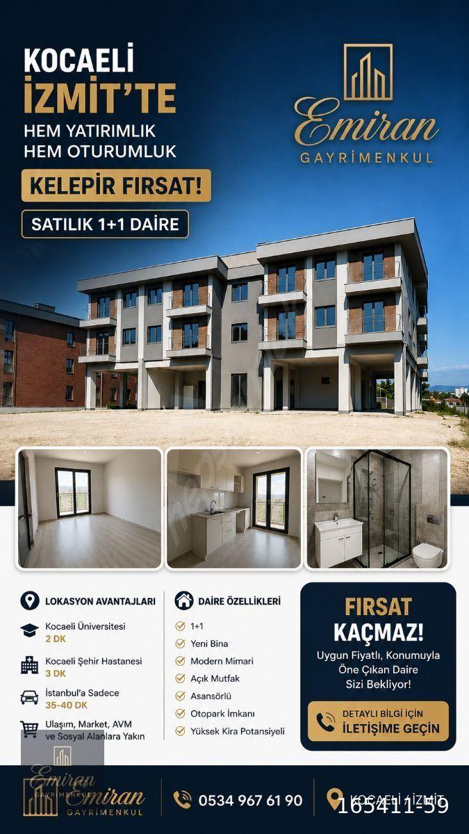 ÜNİVERSİTE VE ŞEHİR HASTANESİNE YAKIN YATIRIMLIK SATILIK 1+1