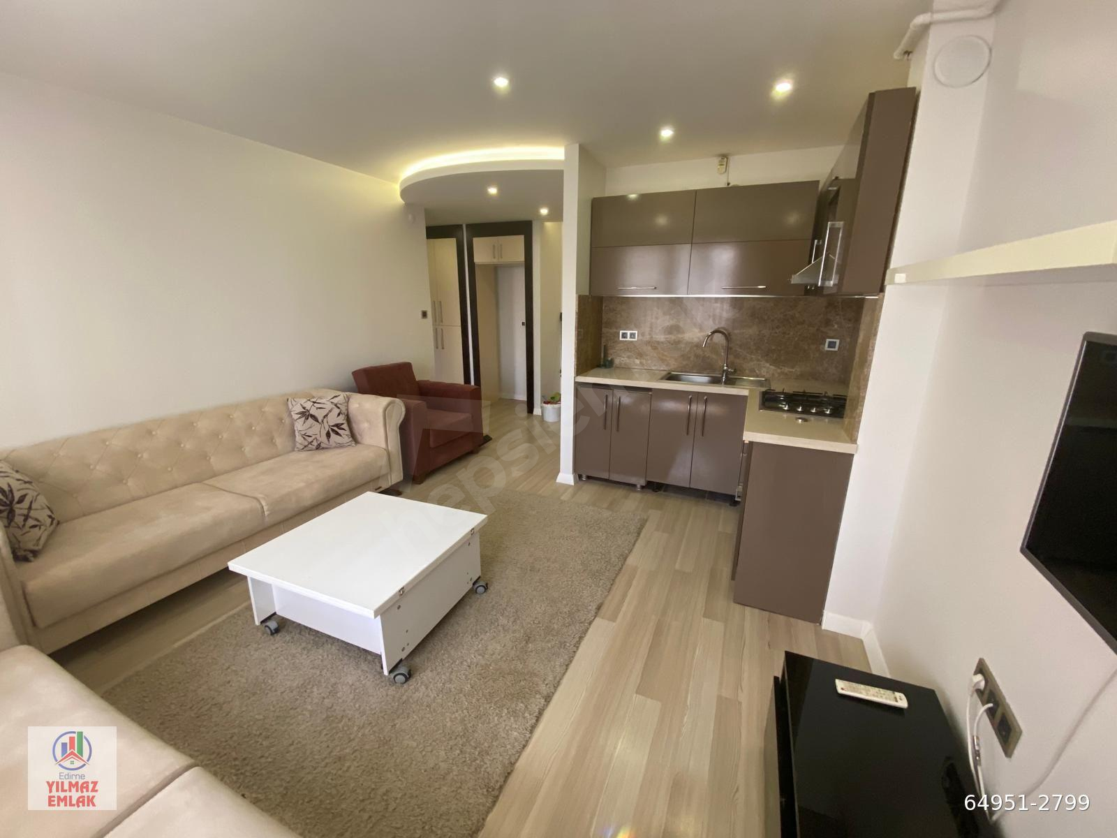 EDİRNE MERKEZ ŞÜKRÜPAŞA MAHALLESİ KİRALIK LÜKS EŞYALI 1+1 DAİRE