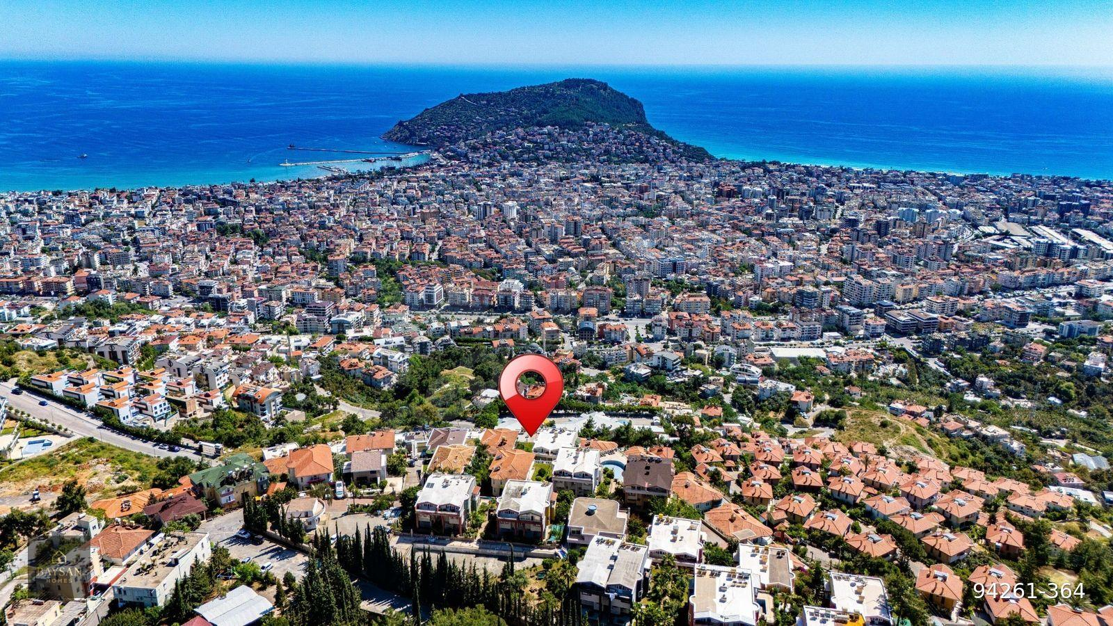 3+1 Duplex Apartment with Full Sea View and New Furnishings