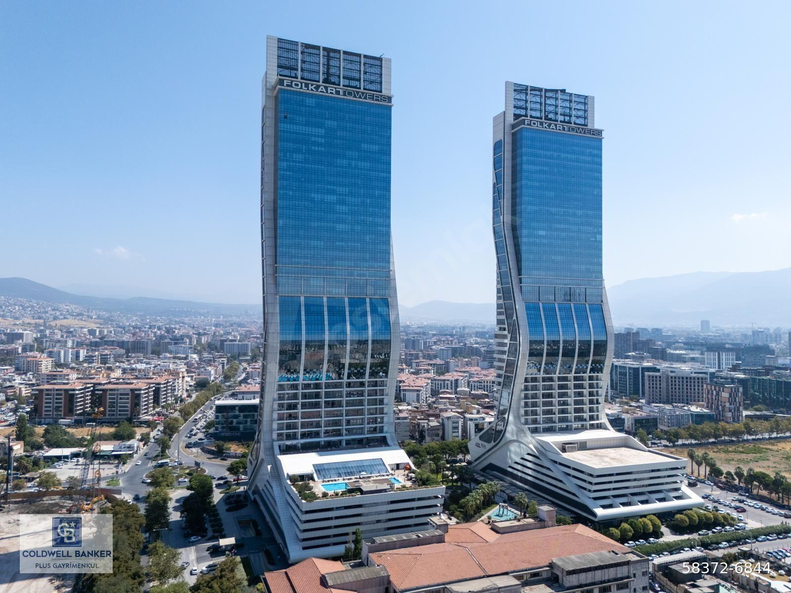 Folkart Towers Deniz ve Şehir Manzaralı Köşe 2+1 Satılık Daire