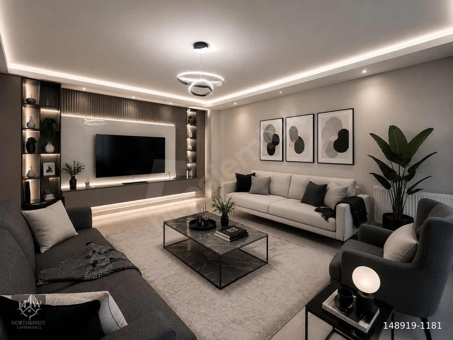 NORTH & WEST'TEN MERKEZİ KONUMDA KÖK TAPULU SATILIK 4+1 DAİRE