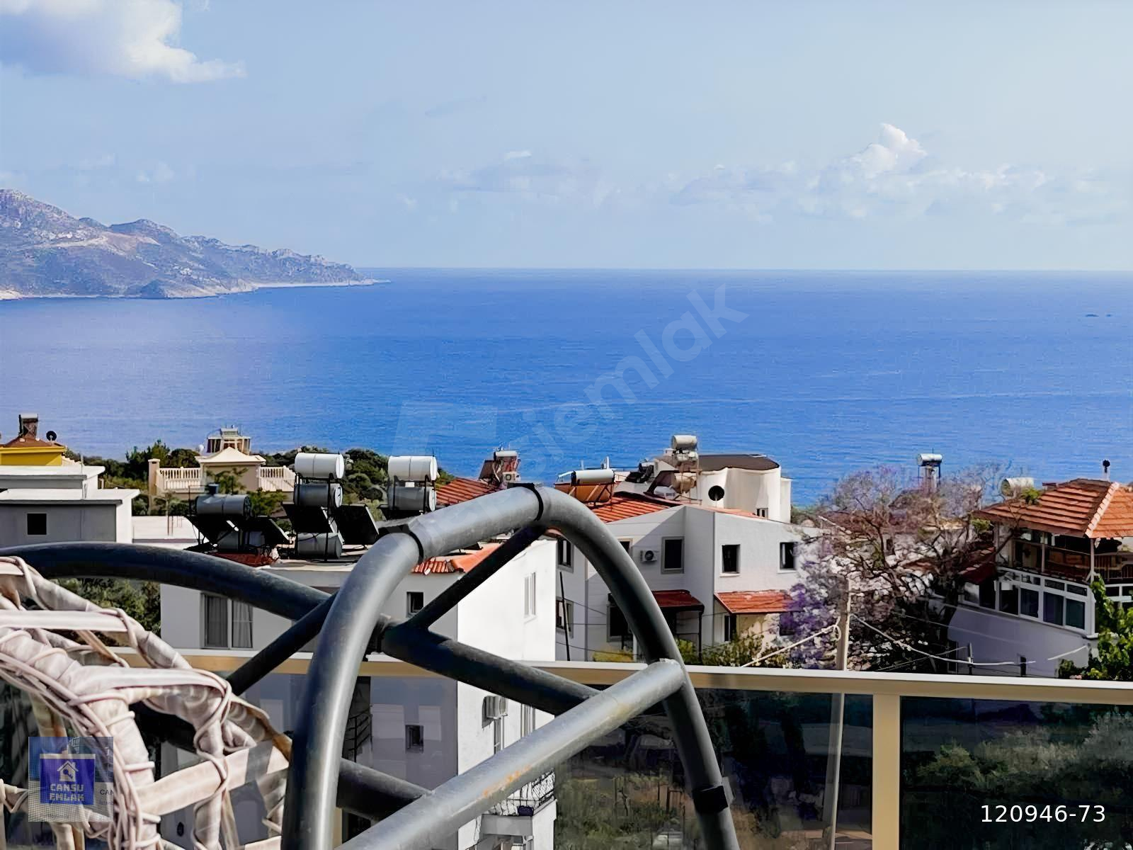 Kaş'ta Yeni Binada Full Deniz Manzaralı 4. Kat 2+1 Daire