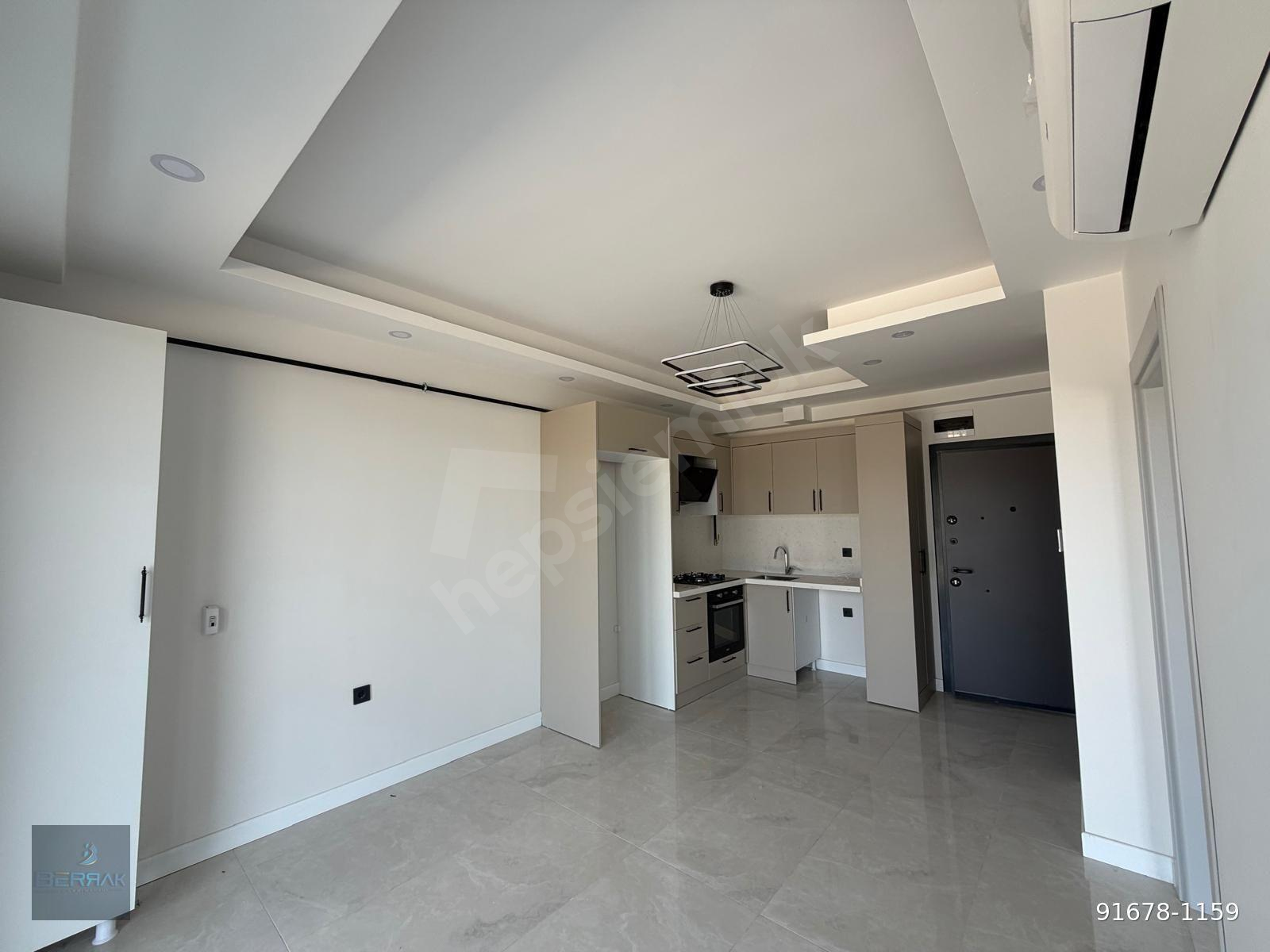 ZAFER MAH. DEVLET HASTANESİ GÜZERGAHINDA 1+1/55m2 KİRALIK DAİRE