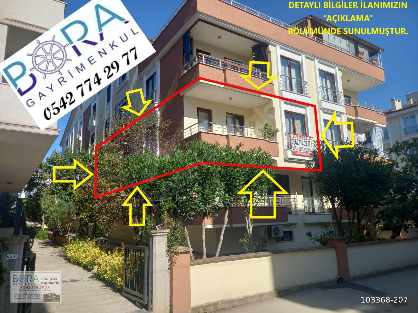 BORA'dan, Yalova Çiftlikköy M.A.ERSOY Mah.de 139 m² Ara Kat 3+1