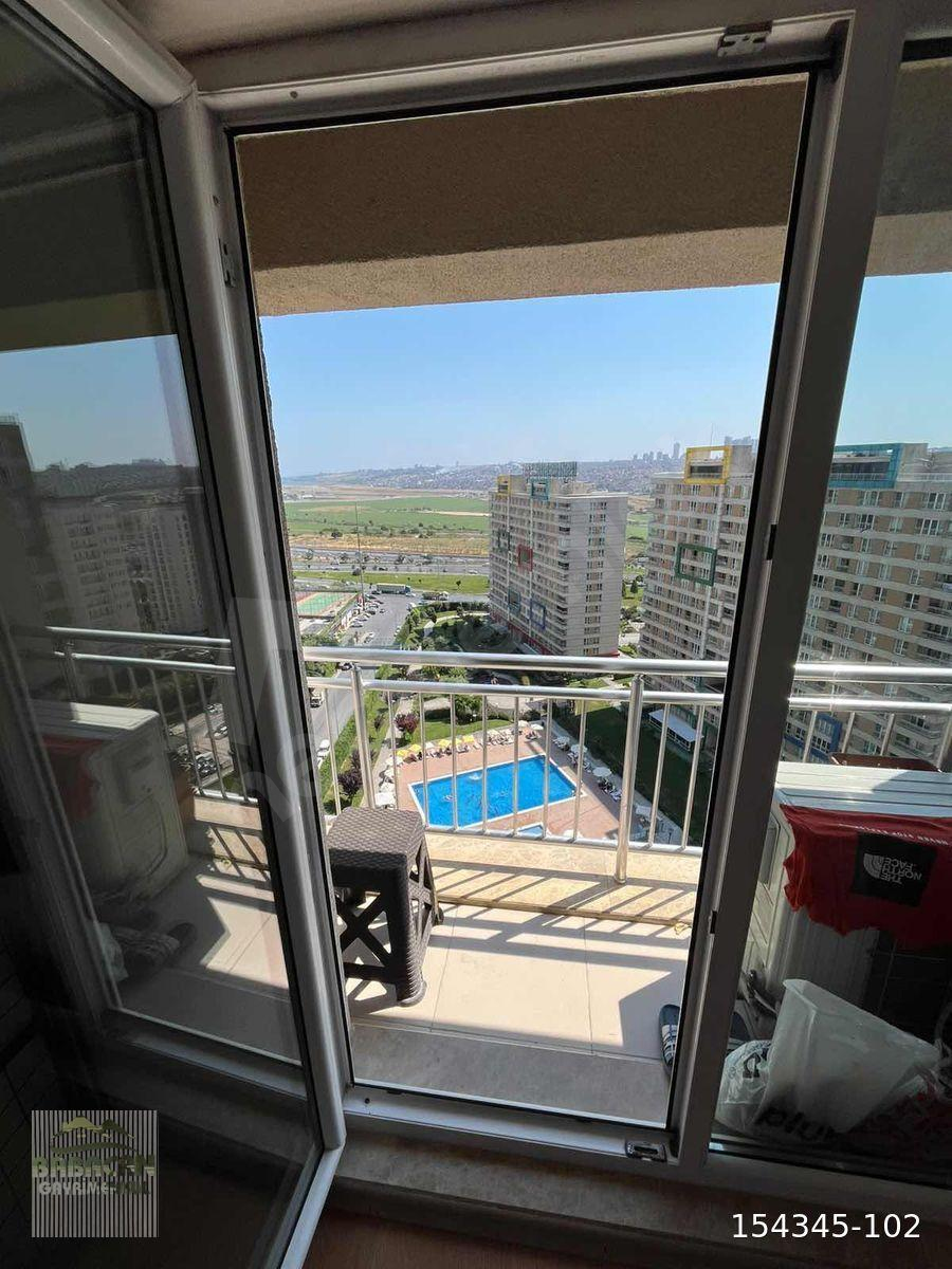 Ispartakule Biristanbul sitesi eşyalı kiralık daire
