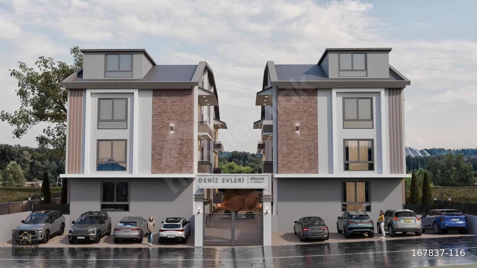MERKEZİ KONUMDA ASANSÖRLÜ E. BANYOLU 2+1 ÇATI DUBLEX