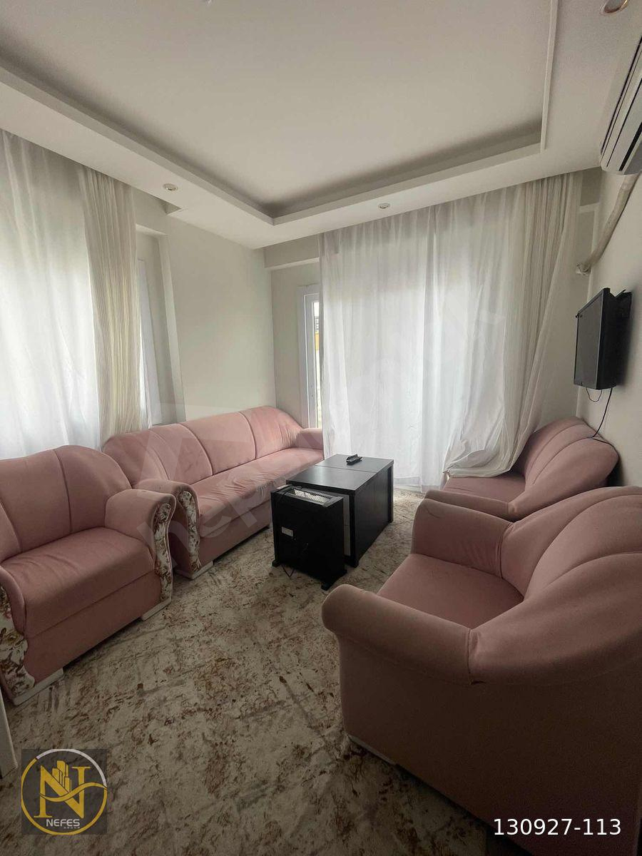Gültepe'de Eşyalı ulaşımı sorunsuz kiralık1+1 köşe daire