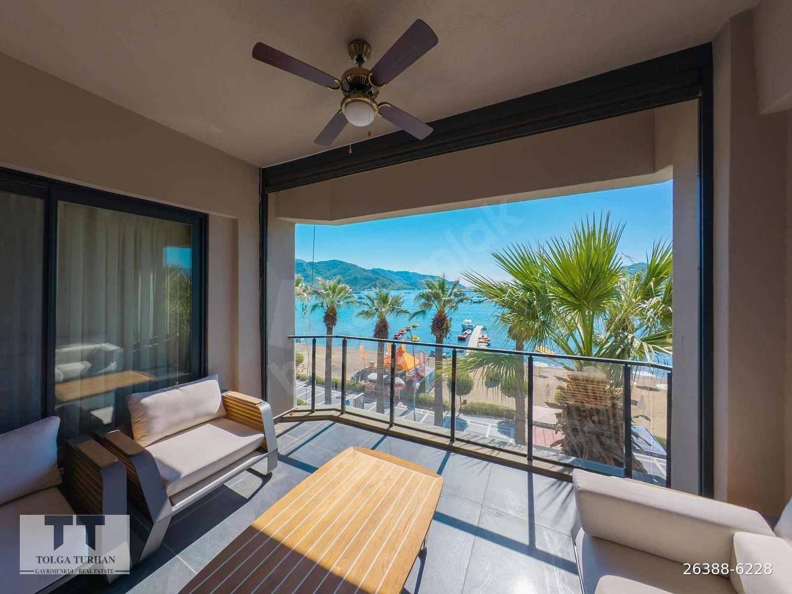 Marmaris'te Deniz Manzaralı Marinaya 10 dk 3+1 Satılık Daire