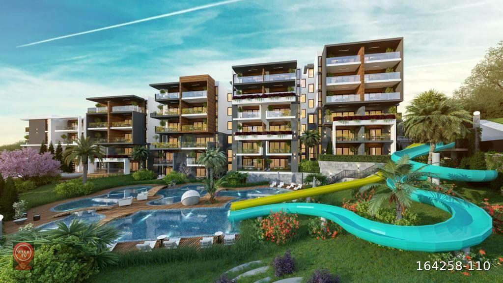 KUŞADASI'NDA AQUAPARKLI SİTEDE 2+1 ÖN CEPHELİ LÜKS DAİRE