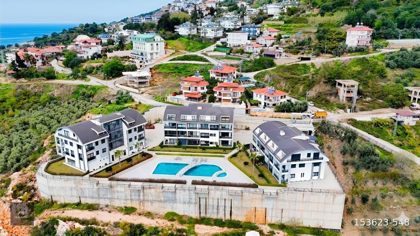 ALANYA TEPE CITY RENATA SATILIK DENİZ - KALE MANZARALI 1+1 DAİRE