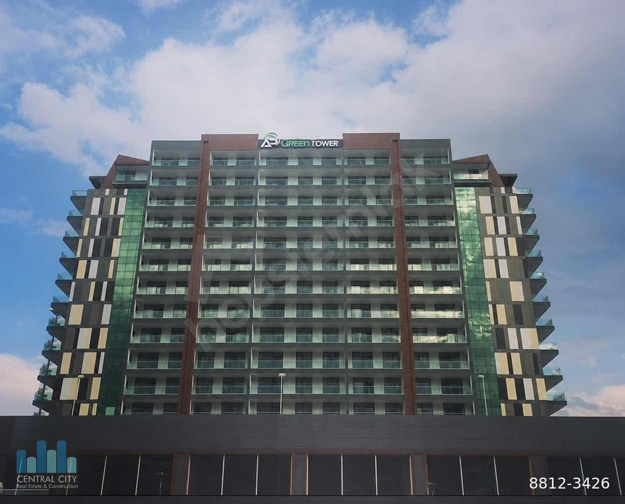 AP GREEN TOWER'DA 1+1 YÜZME HAVUZLU KİRALIK