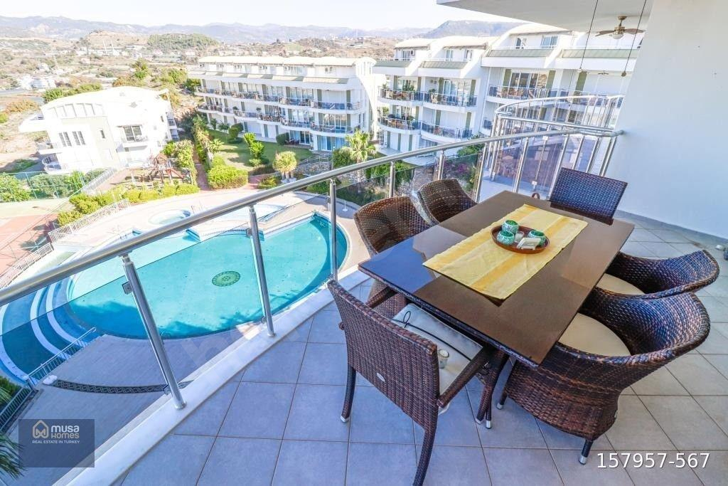 KONAKLI SUNSET BEACH’TE DENİZE 200 METRE EŞYALI 3+1 DUBLEKS