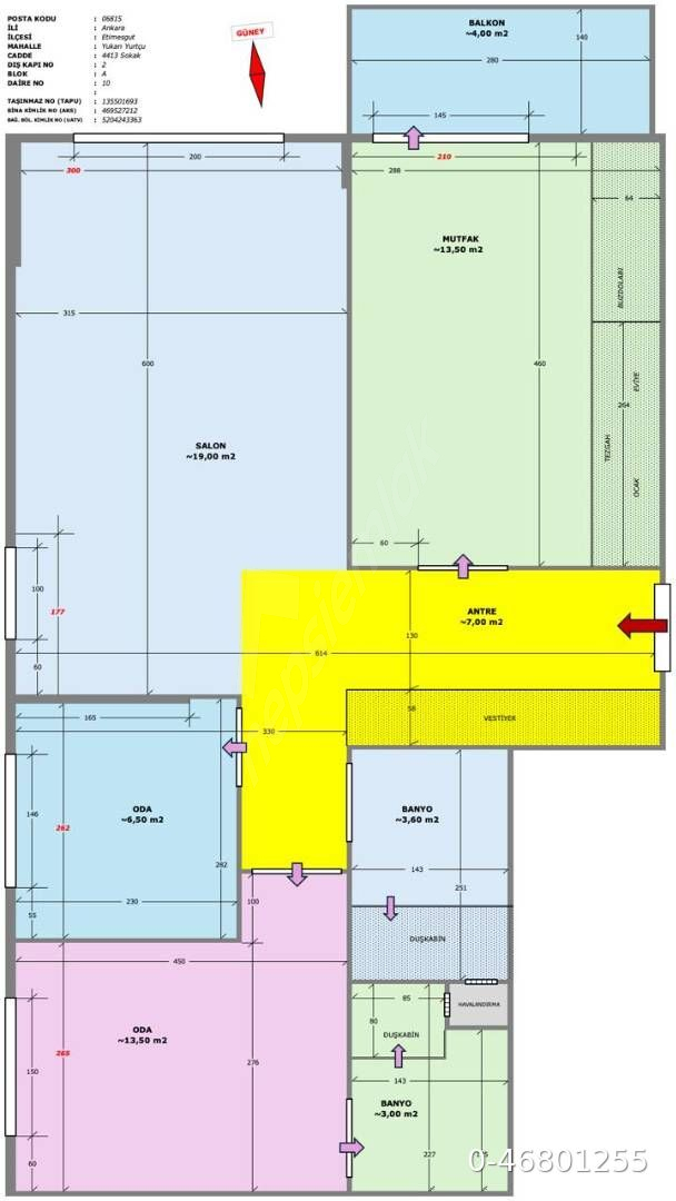 SAHİBİNDEN, 2+1 Daire, Sıfır, Yapracık, Çankaya Üniversitesi yakını