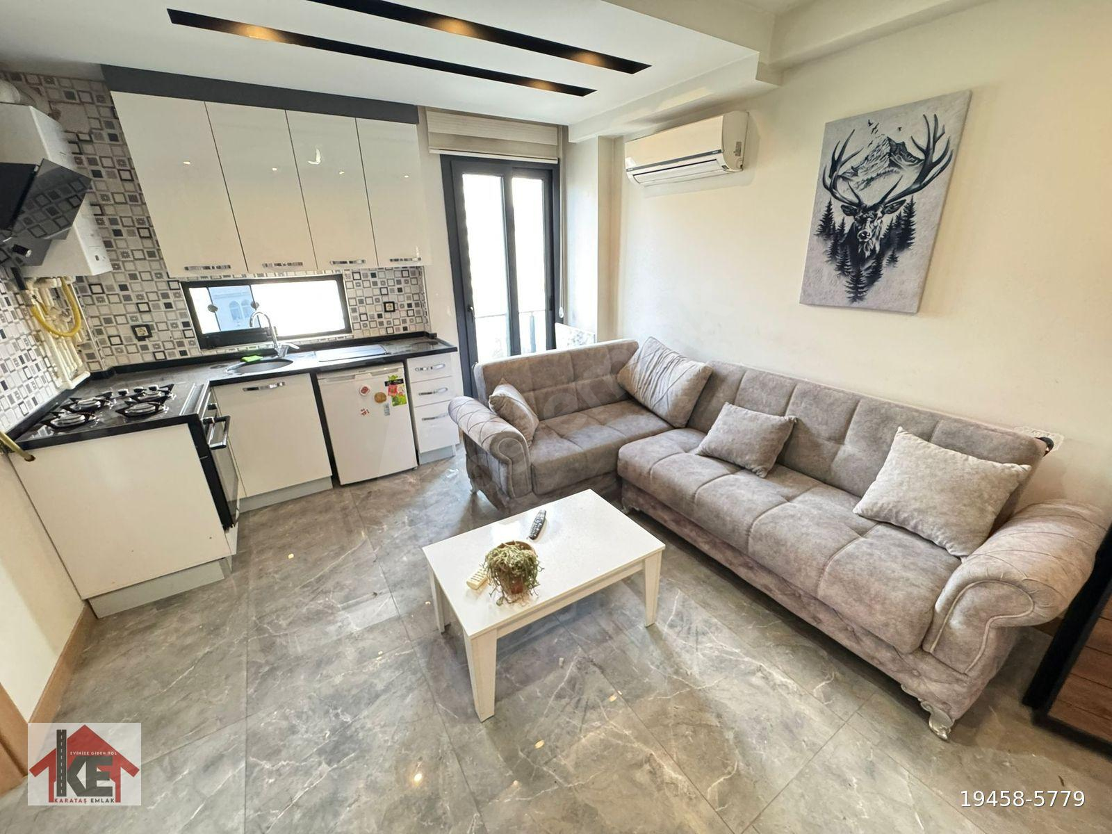 BARAJYOLU LCW YANINDA DOĞALGAZLI 1+1 EŞYALI KİRALIK DAİRE