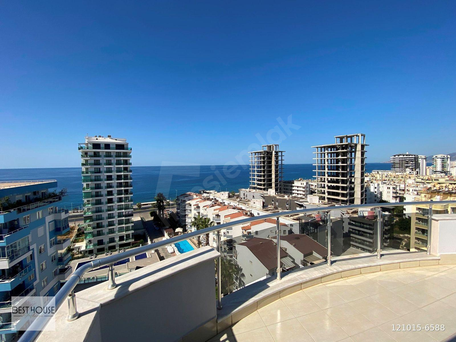 ALANYA MAHMUTLAR’DA PANORAMİK DENİZ & DAĞ MANZARALI 3+1 DUBLEKS