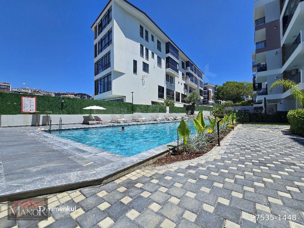 KUŞADASI OTOGAR ARKASINDA 2+1 EŞYALI ÖZEL BAHÇELİ YERDEN ISITMA SATILIK DAİRE