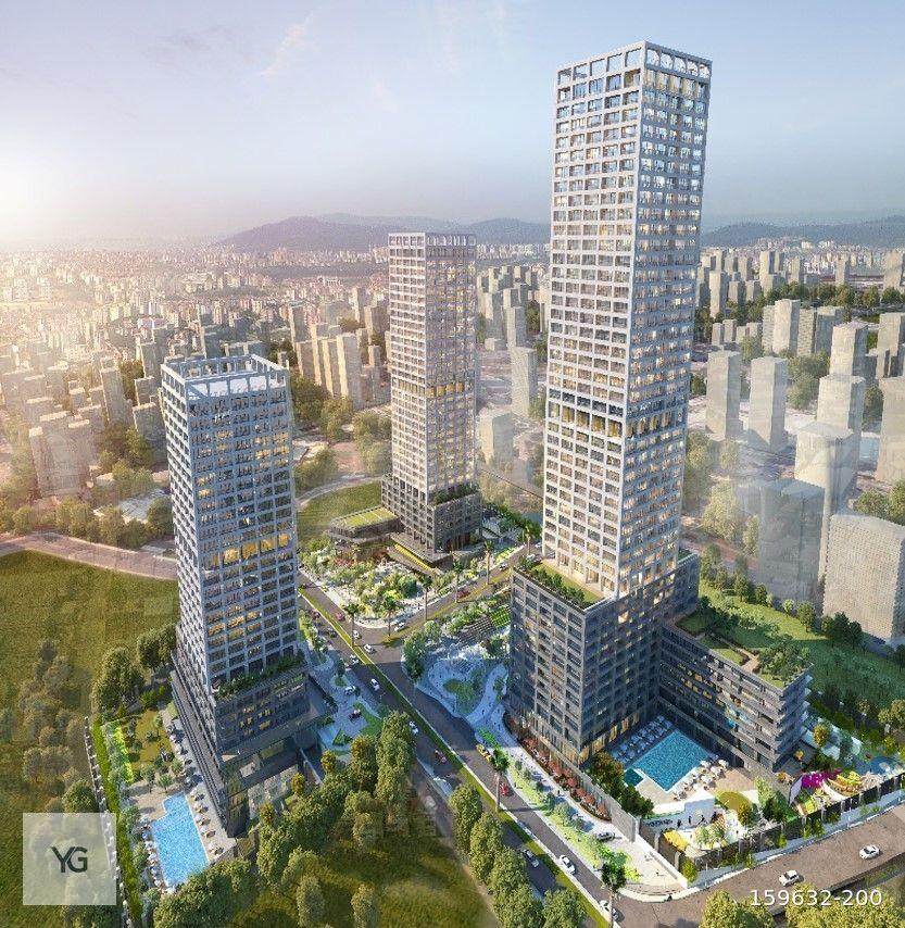 ATAŞEHİR MODERN'DE DENİZ MANZARALI KÖŞE 2+1 SATILIK DAİRE
