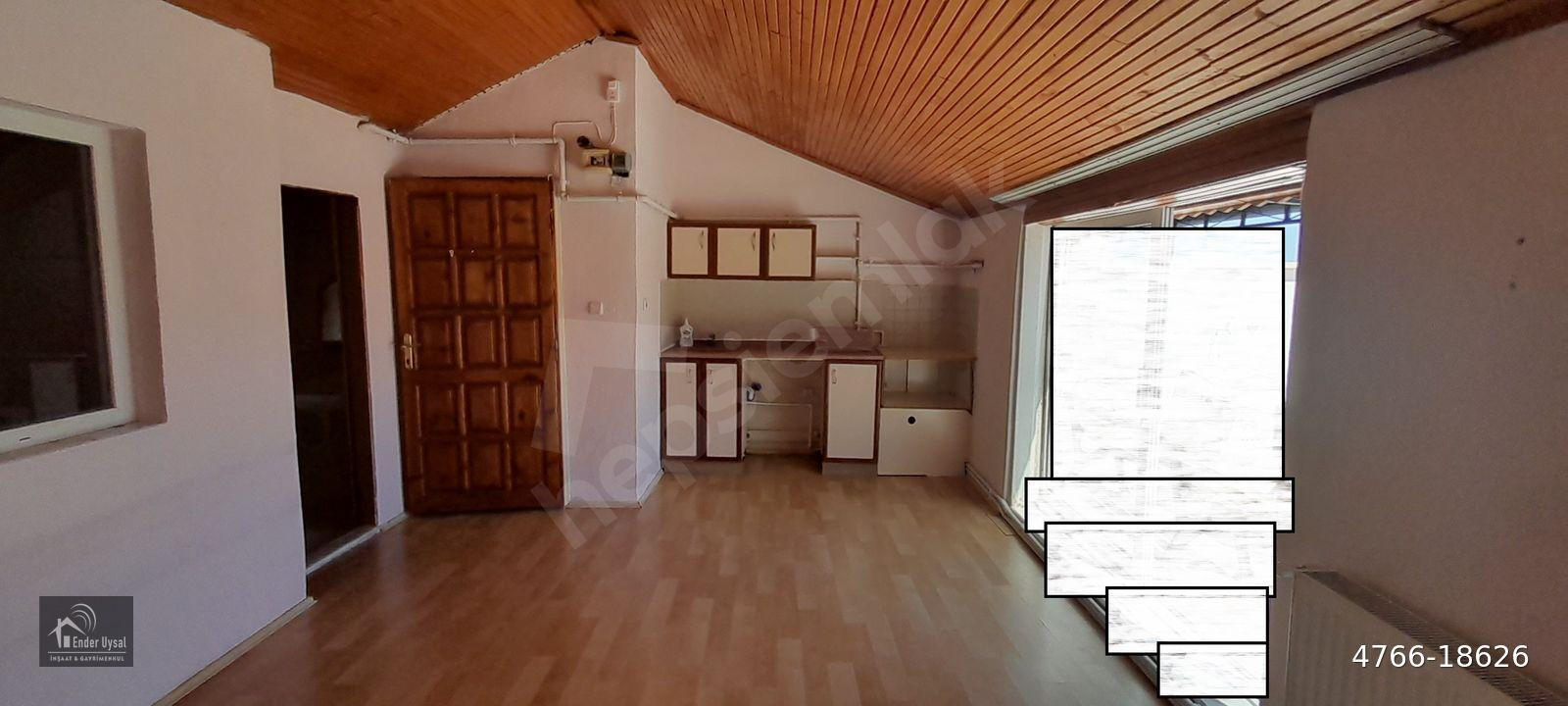 ENDER UYSAL GAYRİMENKULDEN KINIKLIDA 1+1 BALKONLU ÇATI KATI EŞYASIZ APART..