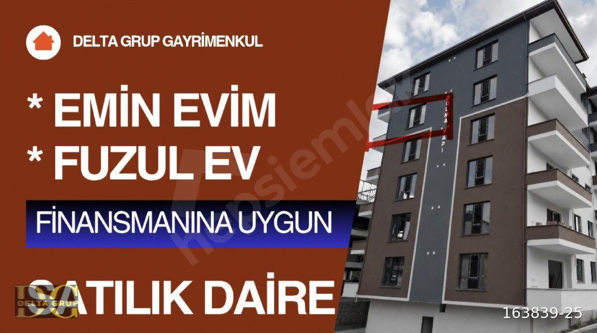 DELTA GRUP'TAN EMİNEVİM VE FUZULEVİME UYGUN SATILIK SIFIR DAİRE