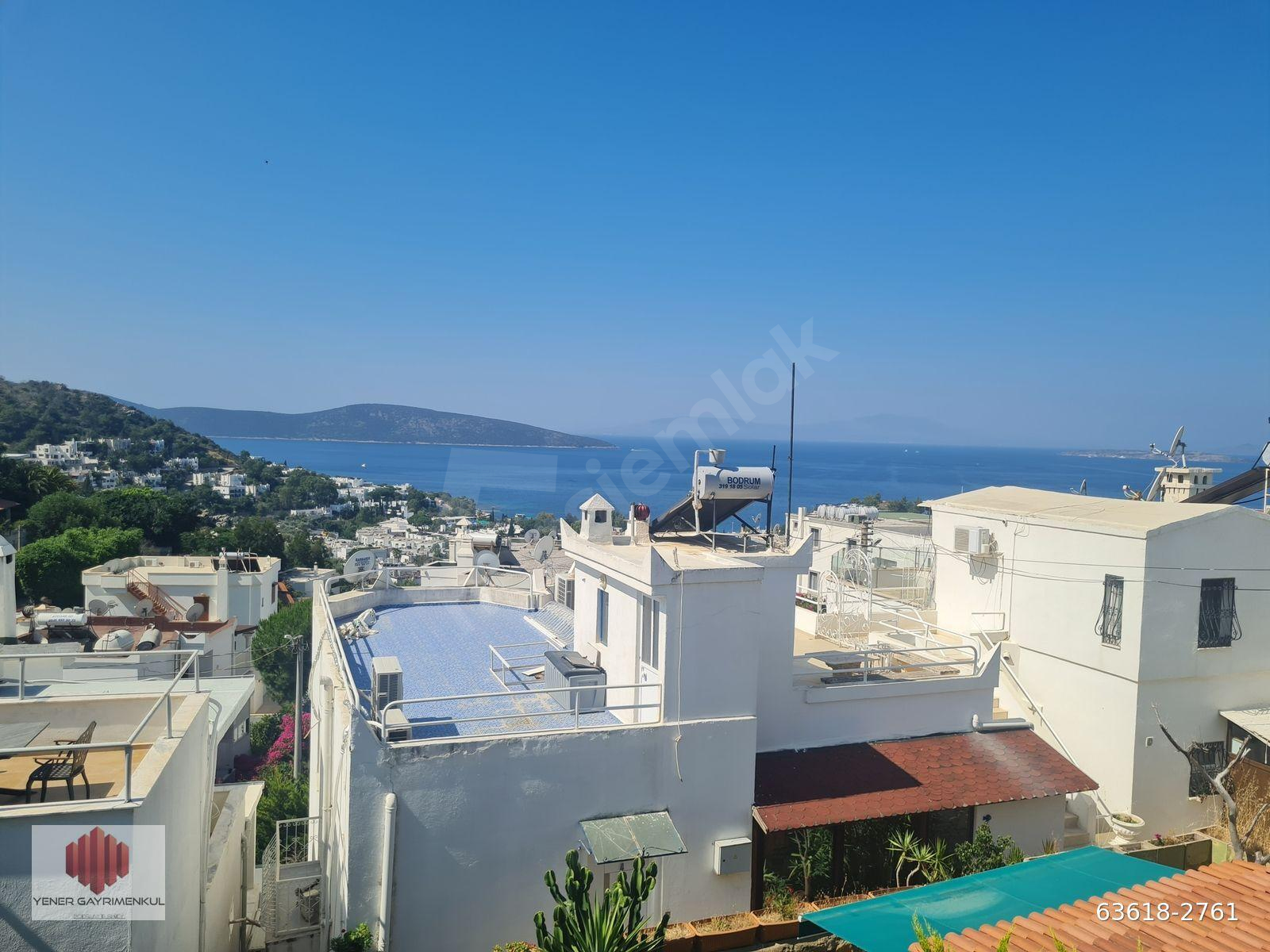 Bodrum Kumbahçe de satılık deniz manzaralı dubleks