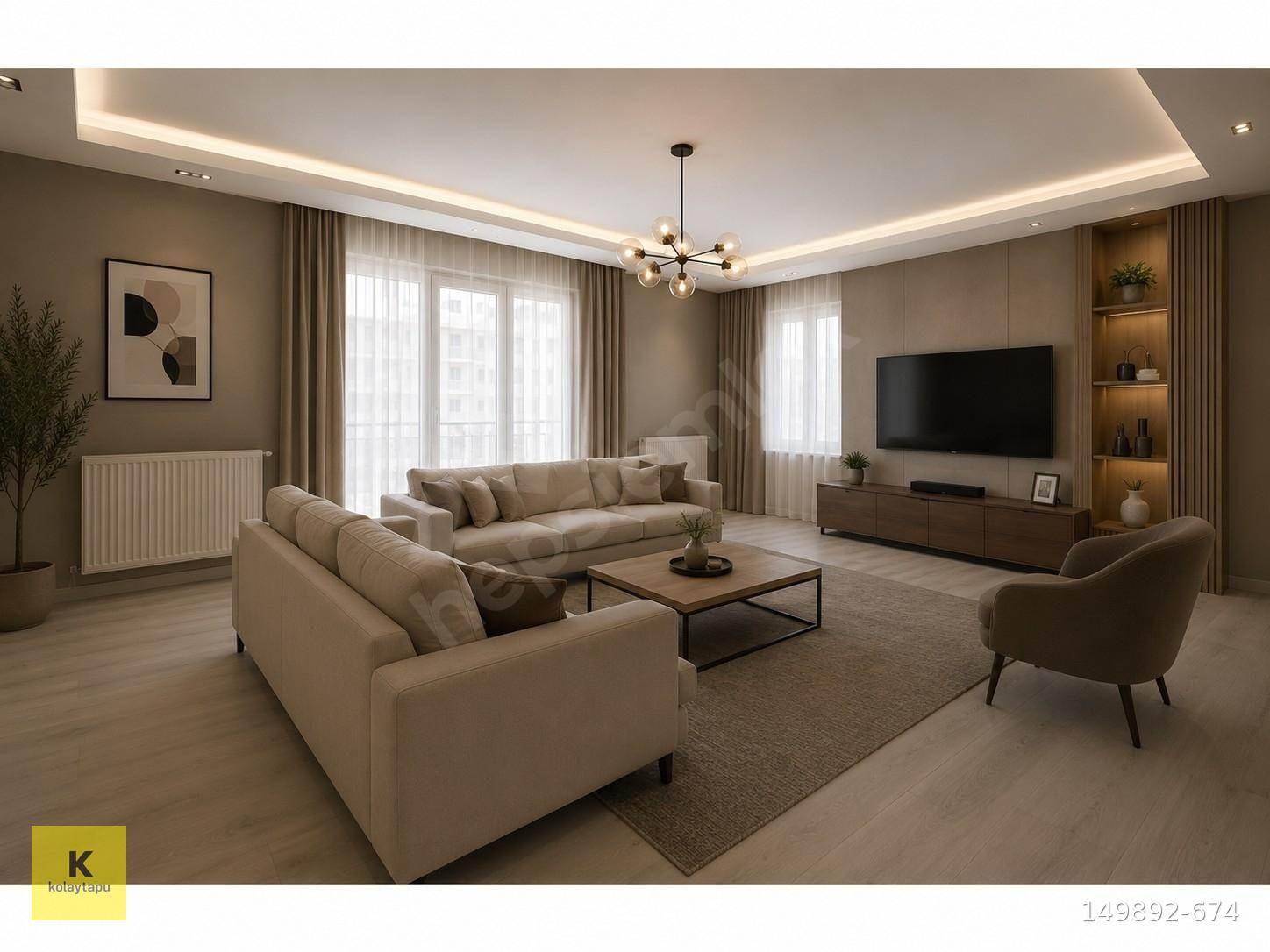KOLAYTAPU Lüleburgaz Havuzlu Sitede 3+1 Satılık Ferah Daire