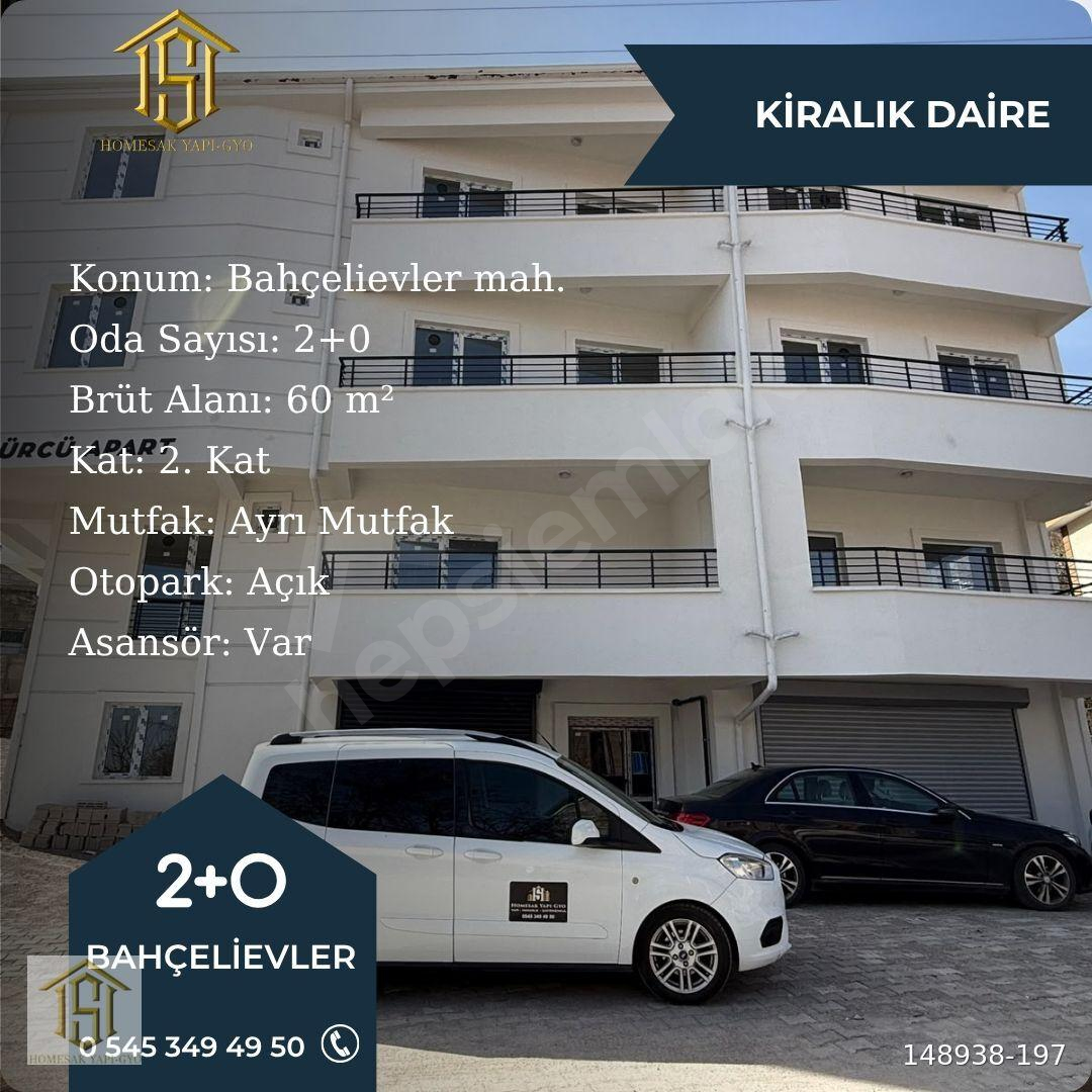BAHÇELİEVLER'DE KİRALIK 2+0 DAİRE - HOMESAK best choice.