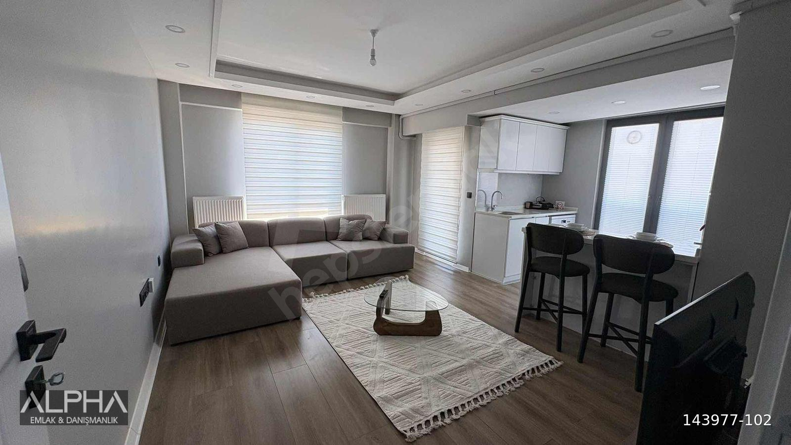 ALPHA EMLAK'TAN UZALDI CADDESİNDE KİRALIK EŞYALI 1+1 DAİRELER