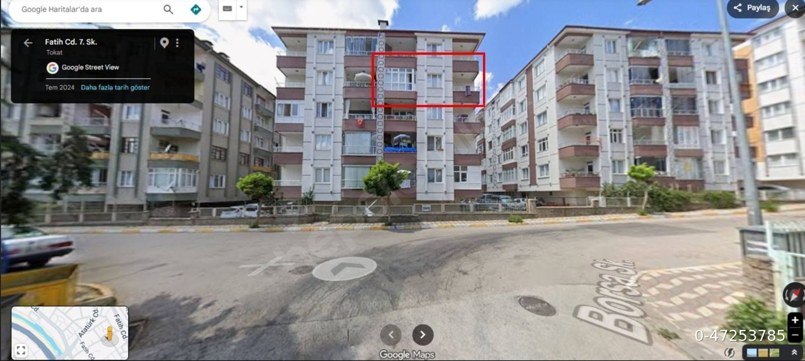 İKBAL SİTESİNDE GÜNEY CEPHE ARA KAT 3+1 DAİRE