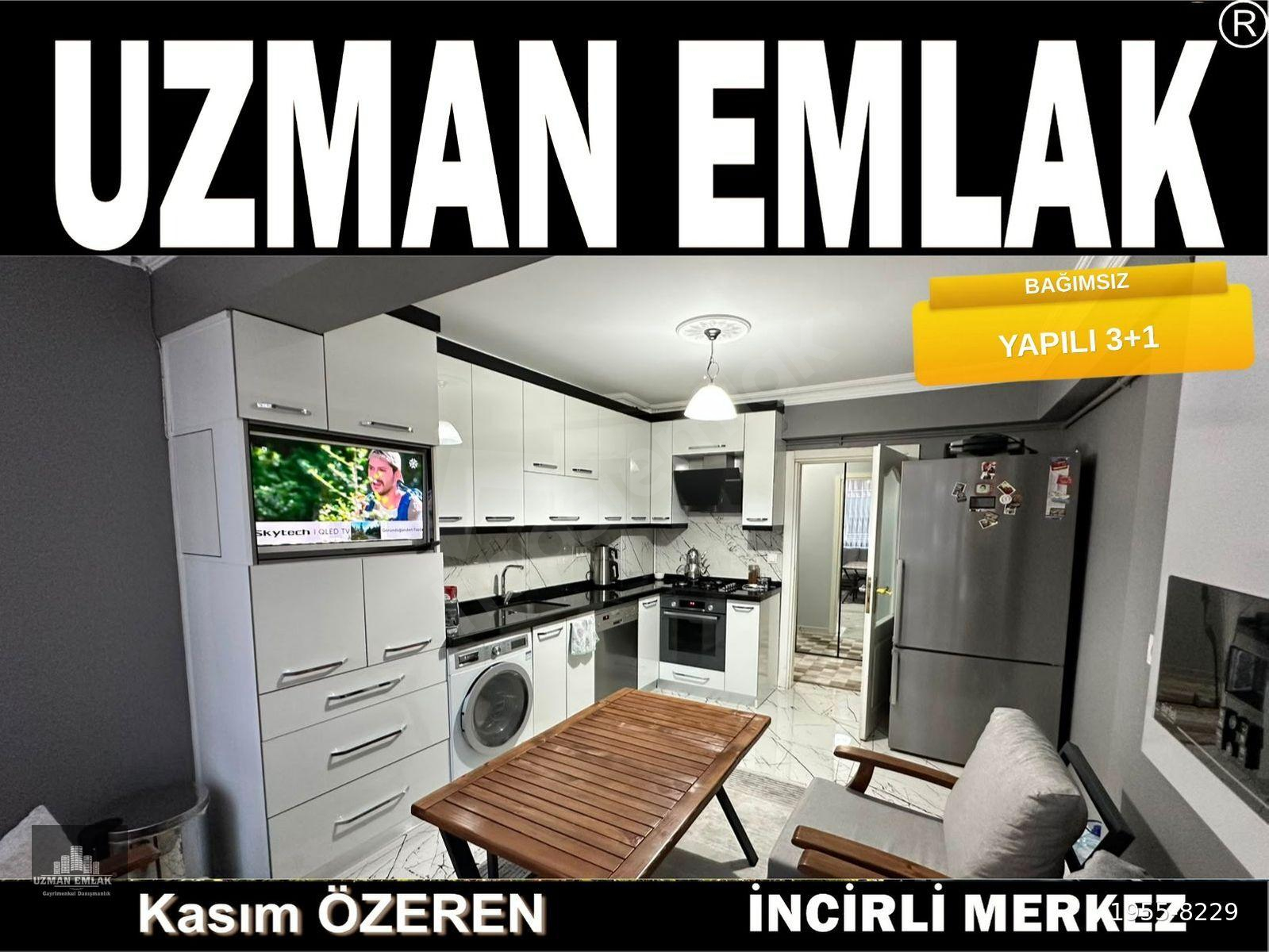 UZMAN EMLAK OFİSİNDEN İNCİRLİ MH.DE KATTA FULL YAPILI ORTA KAT 3+1 DAİRE