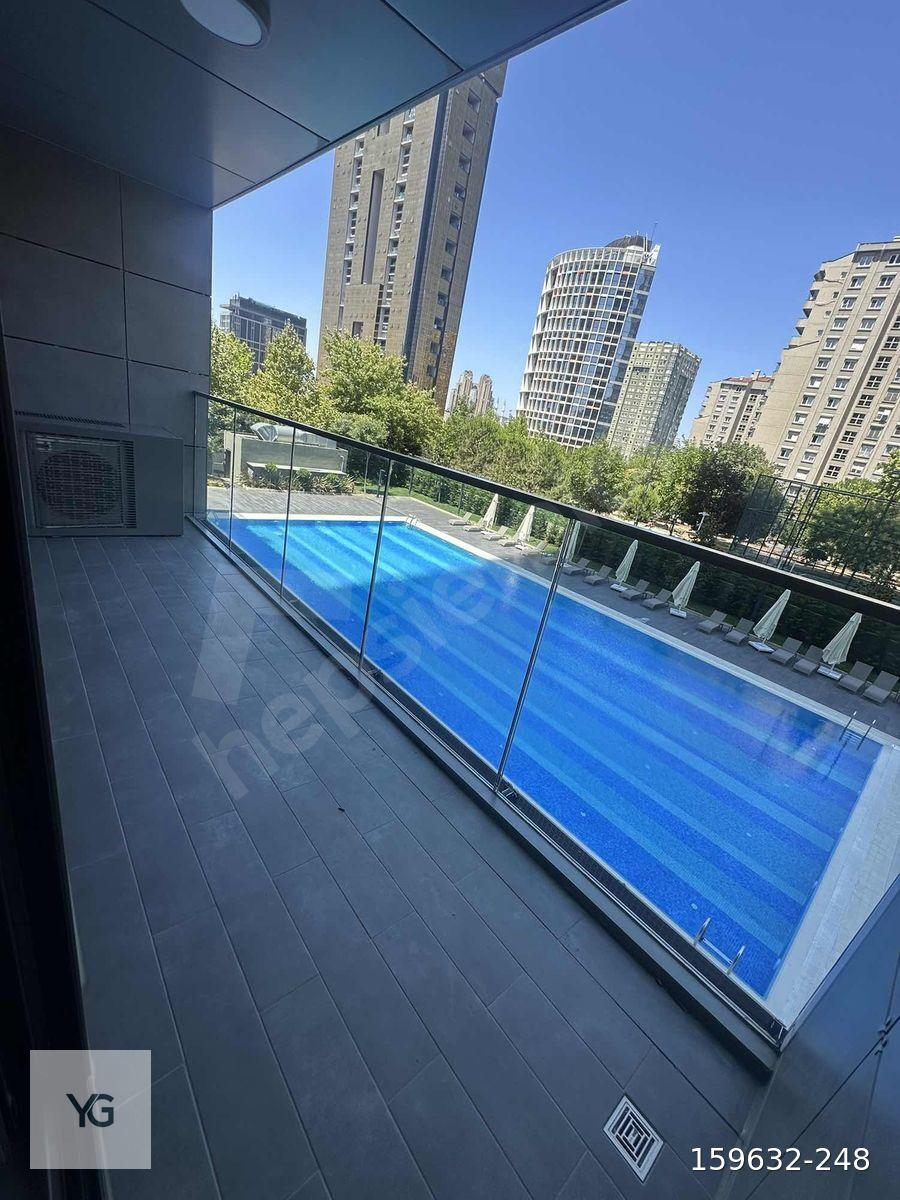 ATAŞEHİR MODERN GENİŞ BALKONLU HAVUZ BAŞI KİRALIK 3+1